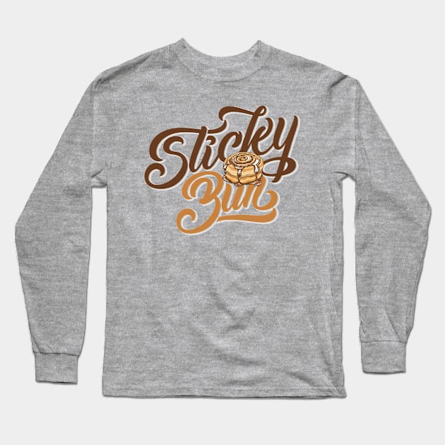 National Sticky Bun Day – February Long Sleeve T-Shirt by irfankokabi